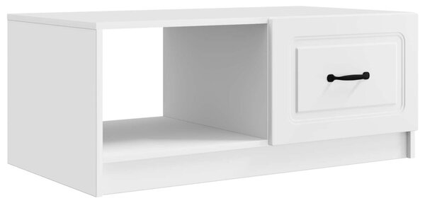 Dohányzóasztal Fehér 90 x 50 x 37 cm Szerelt Fa