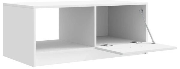 Dohányzóasztal Fehér 90 x 50 x 37 cm Szerelt Fa