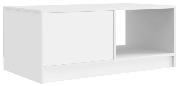 Dohányzóasztal Fehér 90 x 50 x 37 cm Szerelt Fa