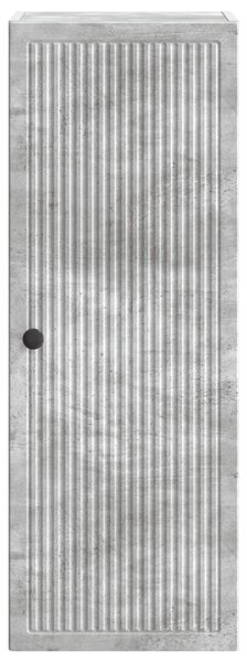 Fali szekrény Betonszürke 33 x 34,5 x 90 cm Szerelt Fa