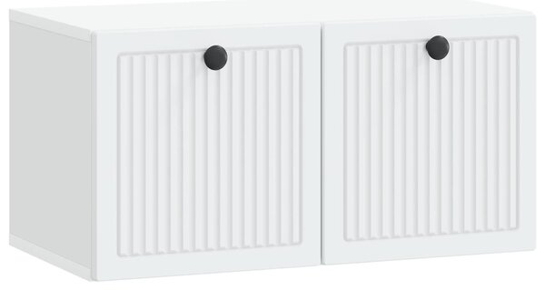 Fali TV szekrény Fehér 59,5 x 31 x 30 cm Szerelt Fa