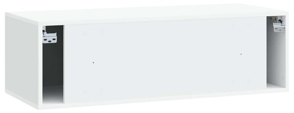 Fali TV szekrény Fehér 99 x 41 x 30 cm Szerelt Fa