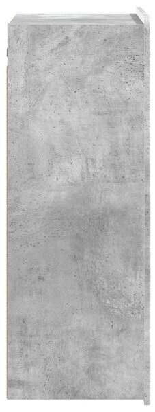 Fali szekrény Betonszürke 66 x 34,5 x 92 cm Szerelt Fa