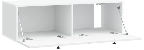 Fali TV szekrény Fehér 99 x 41 x 30 cm Szerelt Fa