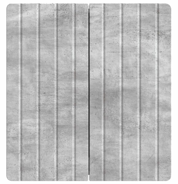 Fali szekrény Betonszürke 59 x 31 x 64 cm Szerelt Fa