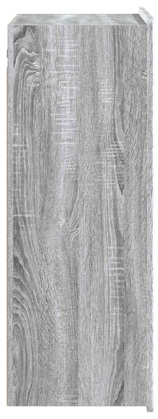 Fali szekrény Szürke Sonoma 66 x 34,5 x 92 cm Szerelt Fa