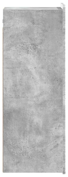 Fali szekrény Betonszürke 33 x 34,5 x 94 cm Szerelt Fa