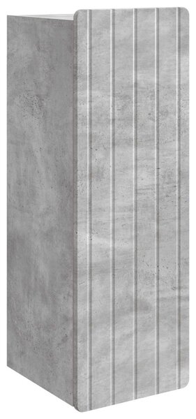 Fali szekrény Betonszürke 33 x 34,5 x 94 cm Szerelt Fa