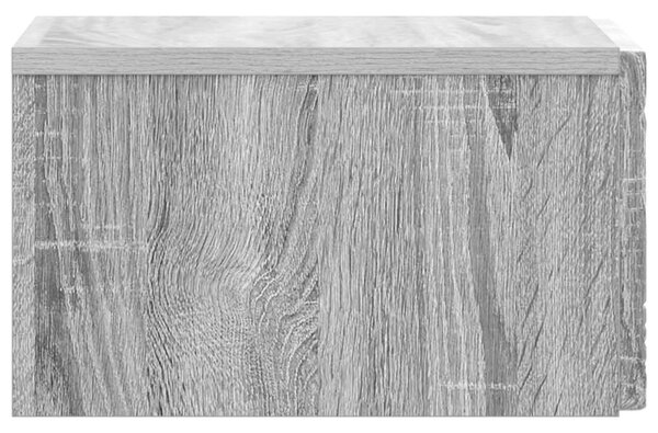VidaXL Fali oldaltábla 2 pcs Szürke Sonoma 34,5 x 33 x 20 cm