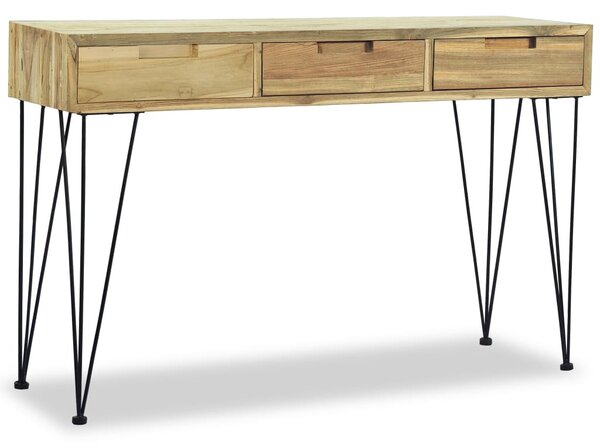 Tömör tíkfa tálalóasztal 120 x 35 x 76 cm