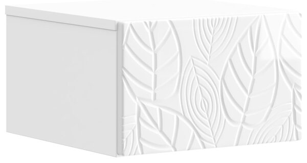 VidaXL Fali oldaltábla 2 pcs Magasfényű Fehér 34,5 x 33 x 20 cm