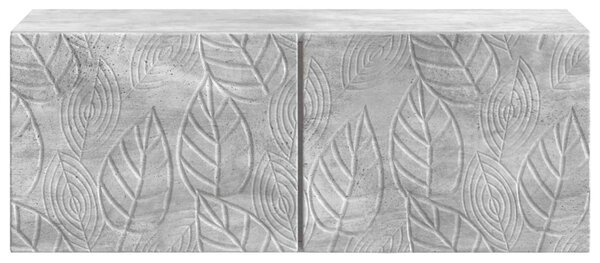 Fali TV szekrény 78,5 x 41 x 30 cm Betonszürke Szerelt Fa