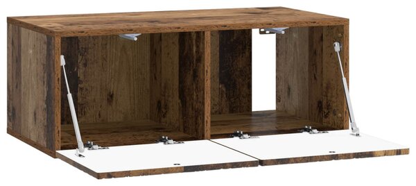 Fali TV szekrény 59,5 x 31 cm Antik Fa Szerelt Fa