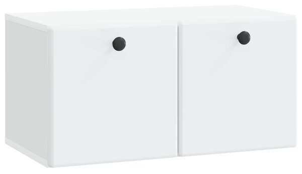 Fali TV szekrény 59,5 x 31 x 30 cm Fehér Szerelt Fa
