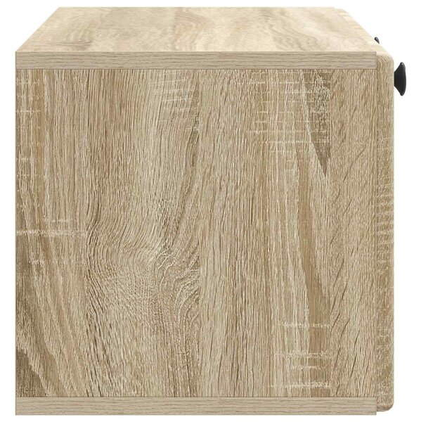 Fali TV szekrény 78,5 x 31 x 30 cm Sonoma Tölgy Szerelt Fa