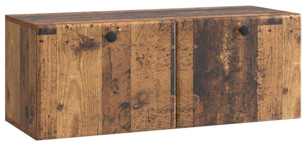 Fali TV szekrény 78,5 x 31 x 30 cm Antik Fa Szerelt Fa