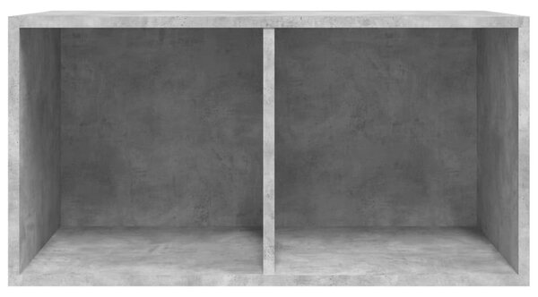 800121 Vinyl Storage Box Concrete Grey 71x34x36 cm Chipboard