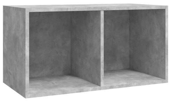 800121 Vinyl Storage Box Concrete Grey 71x34x36 cm Chipboard