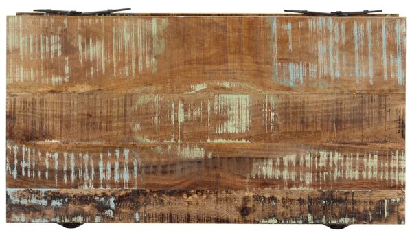 Tömör újrahasznosított fa dohányzóasztal 115 x 60 x 40 cm