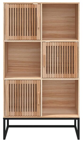 Szerelt fa magasszekrény 70x35x125 cm