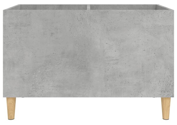 Betonszürke szerelt fa hanglemezszekrény 74,5x38x48 cm