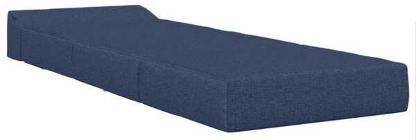 VidaXL Összecsukható kanapéágy Kék 200 x 70 x 10 cm Szövet