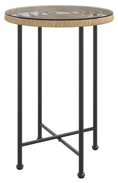 5 részes polyrattan kerti étkezőgarnitúra