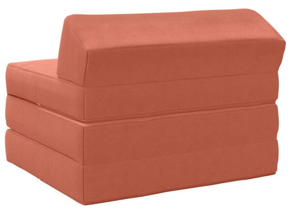 VidaXL Összecsukható kanapéágy Piros Narancs 200 x 70 x 10 cm