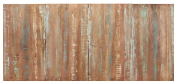 Tömör újrahasznosított fa étkezőasztal 200 x 90 x 76 cm