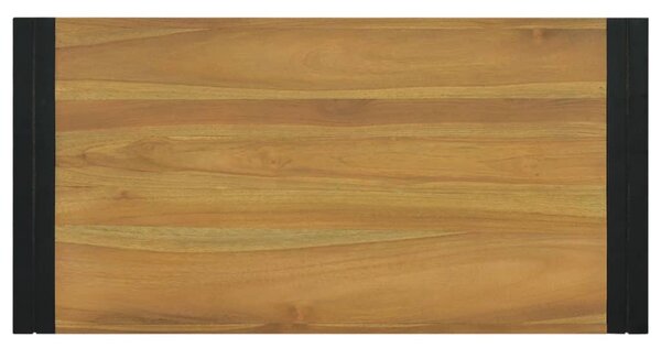 Tömör tíkfa fürdőszobaszekrény 90 x 45 x 35 cm