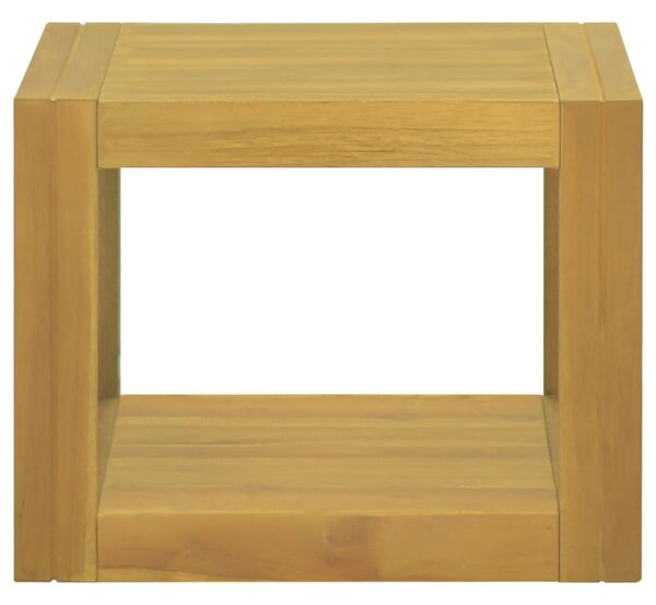 Tömör tíkfa falra szerelhető fürdőszobaszekrény 45 x 45 x 35 cm