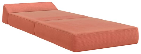 VidaXL Összecsukható kanapéágy Piros Narancs 60 x 70 x 41 cm Szövet