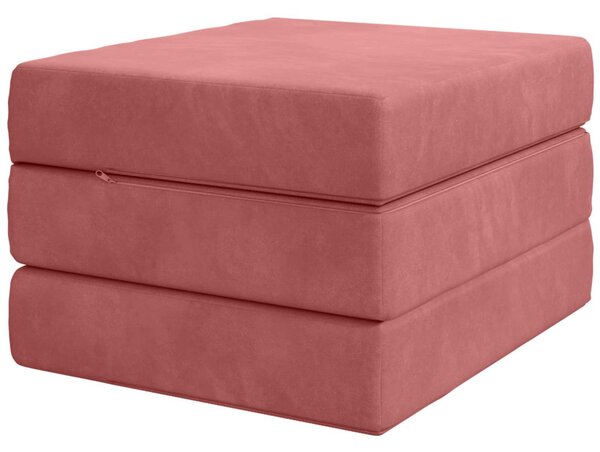VidaXL Összecsukható kanapéágy 75 x 63 x 45 cm Rózsaszín