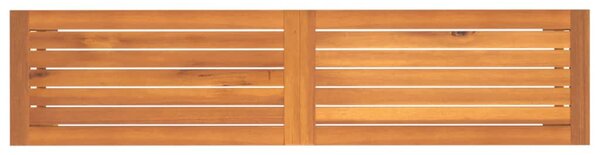 Tömör akácfa kerti pad 150 x 35 x 45 cm