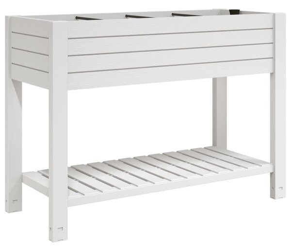 Fehér polipropilén magaságyás 110x45x79 cm