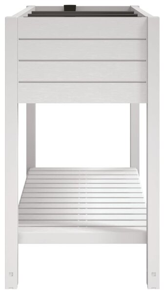 Fehér polipropilén magaságyás 110x45x79 cm