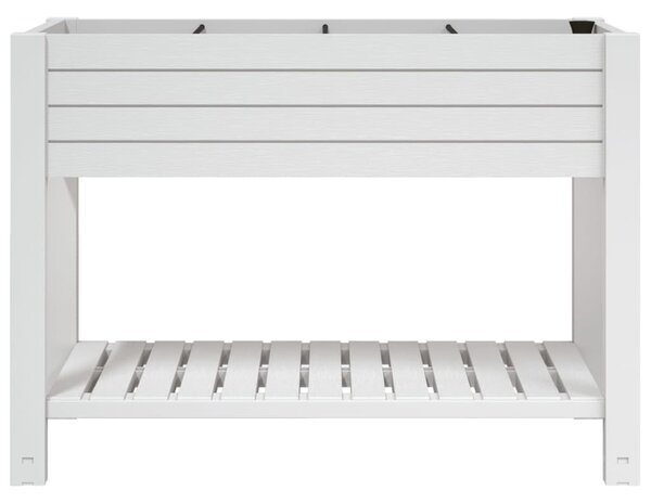 Fehér polipropilén magaságyás 110x45x79 cm