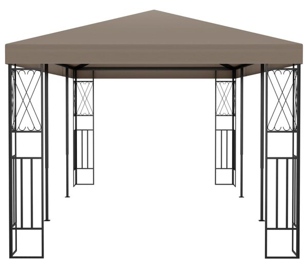 Tópszínű szövetpavilon 6 x 3 m