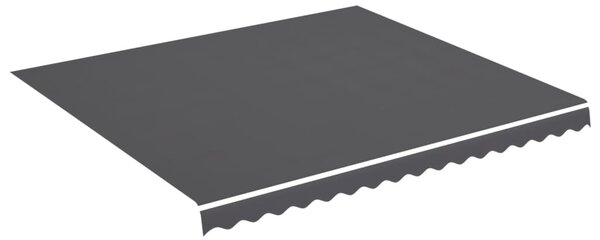 Antracitszürke csere napellenző ponyva 4 x 3,5 m