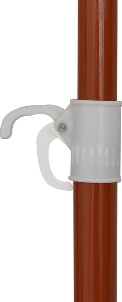 Tópszínű napernyő acélrúddal 240 cm