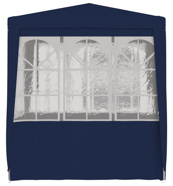 Kék rendezvénysátor oldalfalakkal 2 x 2 m 90 g/m²