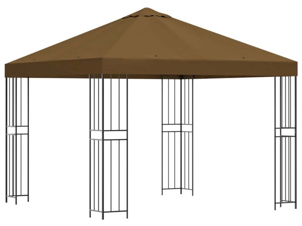 Pavilon 3 x 3 m Tópszínű Poliészter és acél 190 gsm