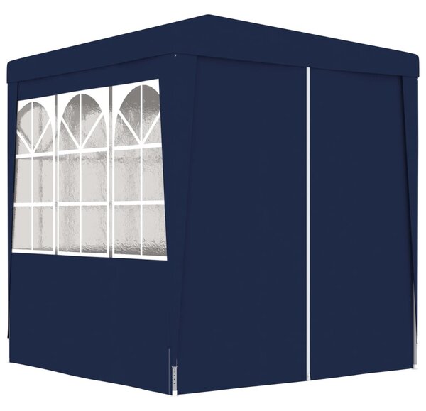 Kék rendezvénysátor oldalfalakkal 2 x 2 m 90 g/m²