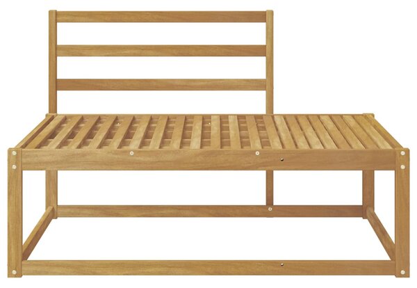 VidaXL Kültéri végleges kanapé Fehér 115 x 83 x 73 cm Tömör Akácfa