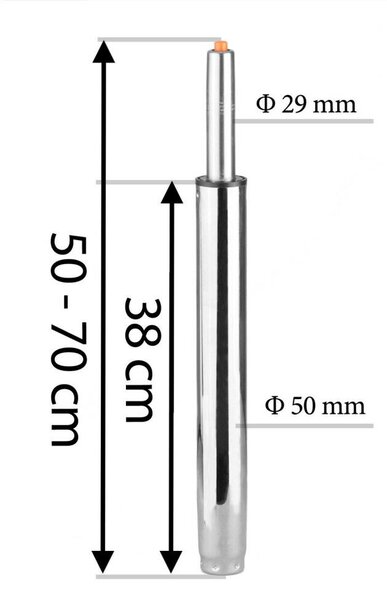 Sofotel Zsámolyemelő lift 53-73cm - Ezüst
