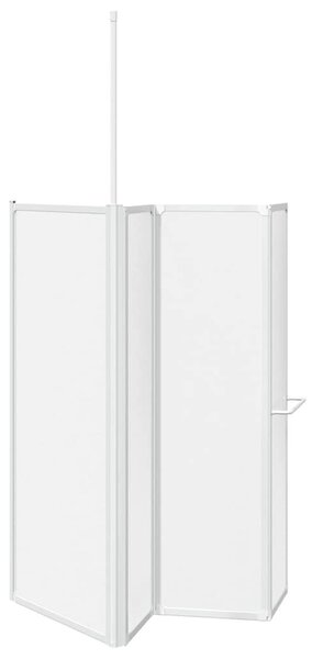 4 paneles összehajtható L formájú kádparaván 70 x 120 x 137 cm
