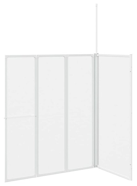 4 paneles összehajtható L formájú kádparaván 70 x 120 x 137 cm