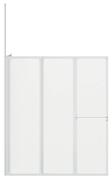 4 paneles összehajtható L formájú kádparaván 70 x 120 x 137 cm