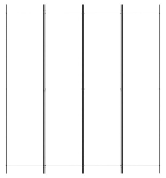 4 paneles fehér szövet térelválasztó 200x220 cm