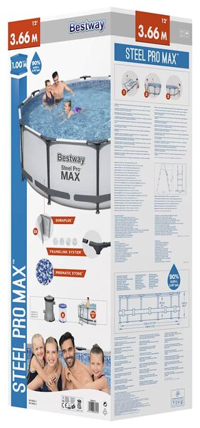 Bestway Steel Pro MAX medenceszett 366 x 100 cm